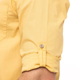 Camisa Algodón Orgánico Hombre Galiton Amarillo Rockford