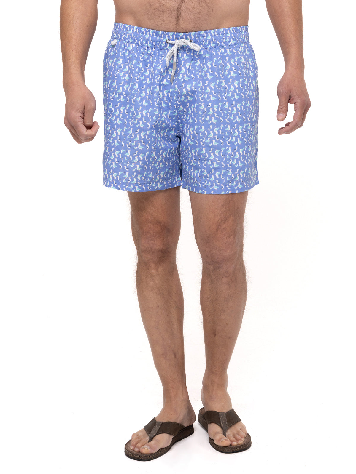 Traje De Baño Fibras Recicladas Hombre Izam Celeste Rockford