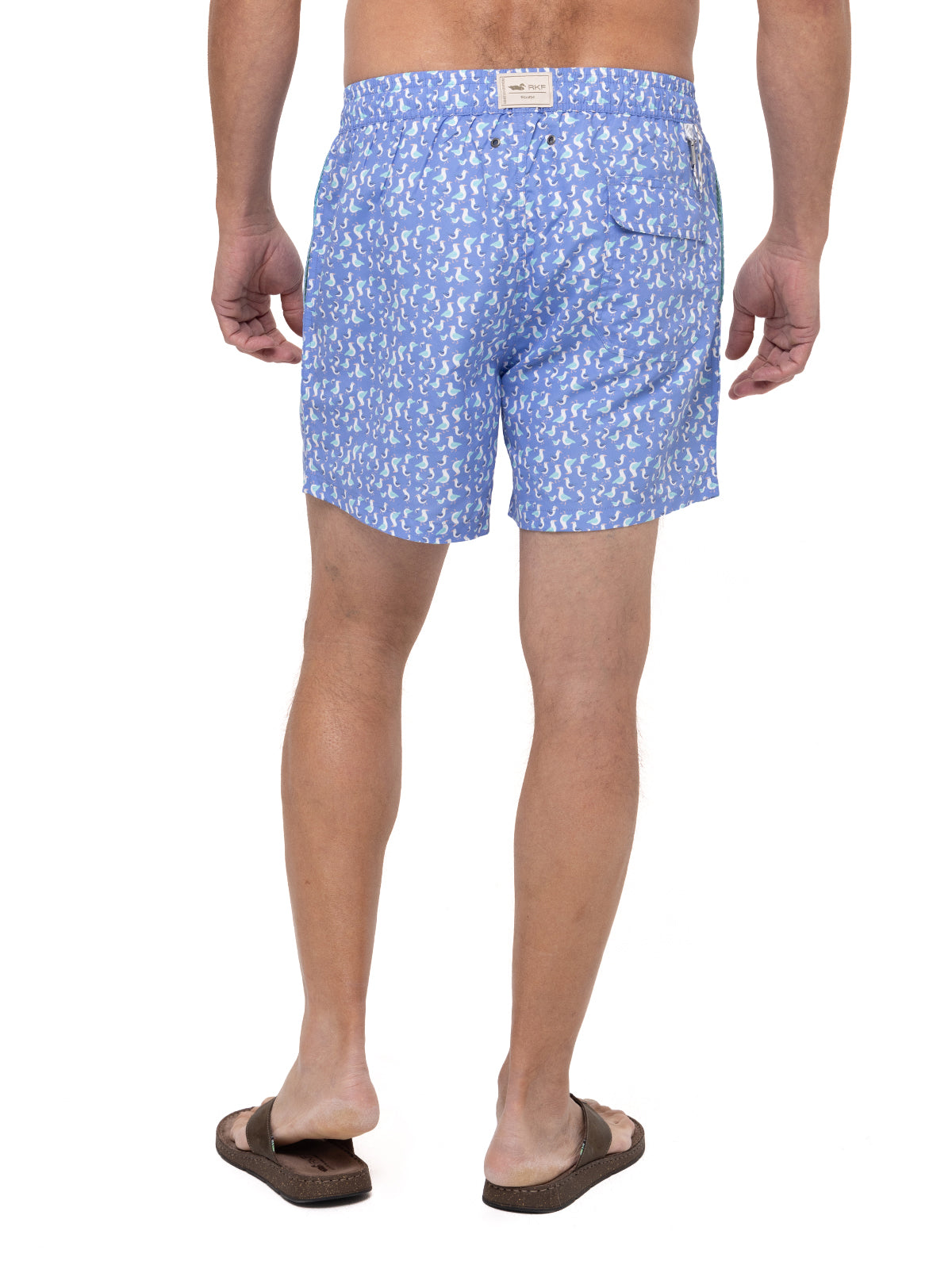 Traje De Baño Fibras Recicladas Hombre Izam Celeste Rockford