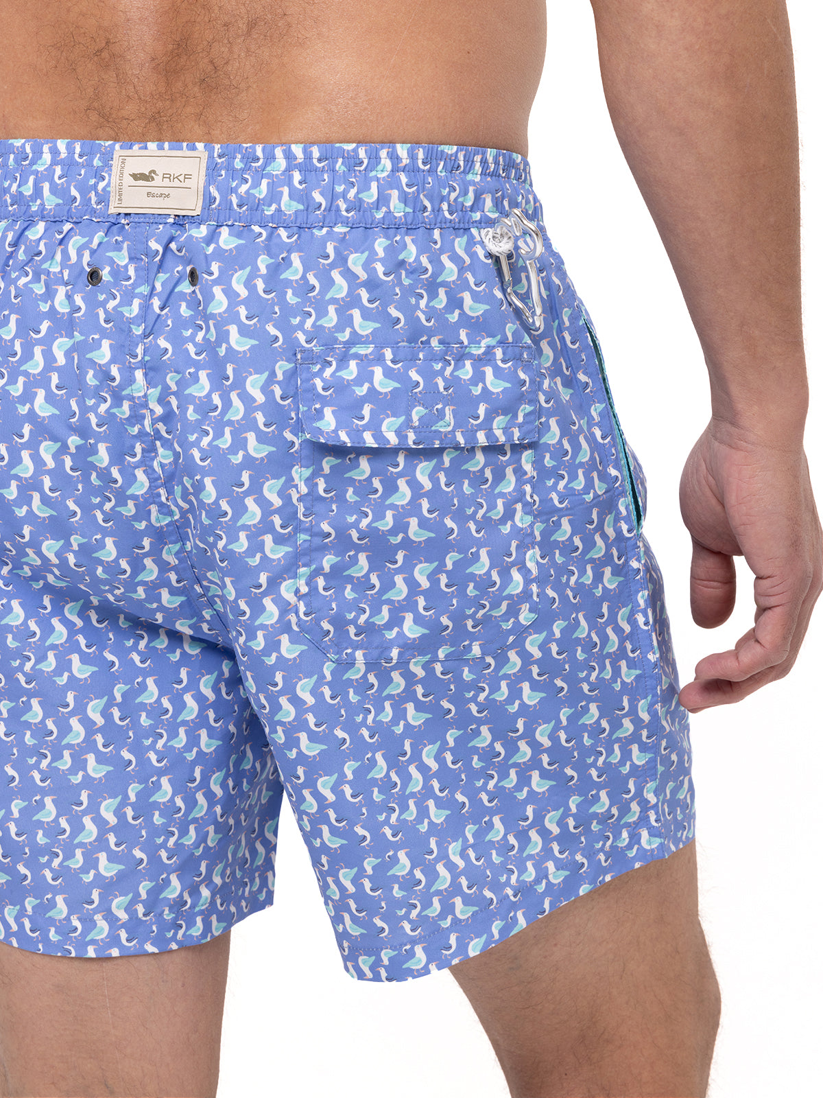 Traje De Baño Fibras Recicladas Hombre Izam Celeste Rockford