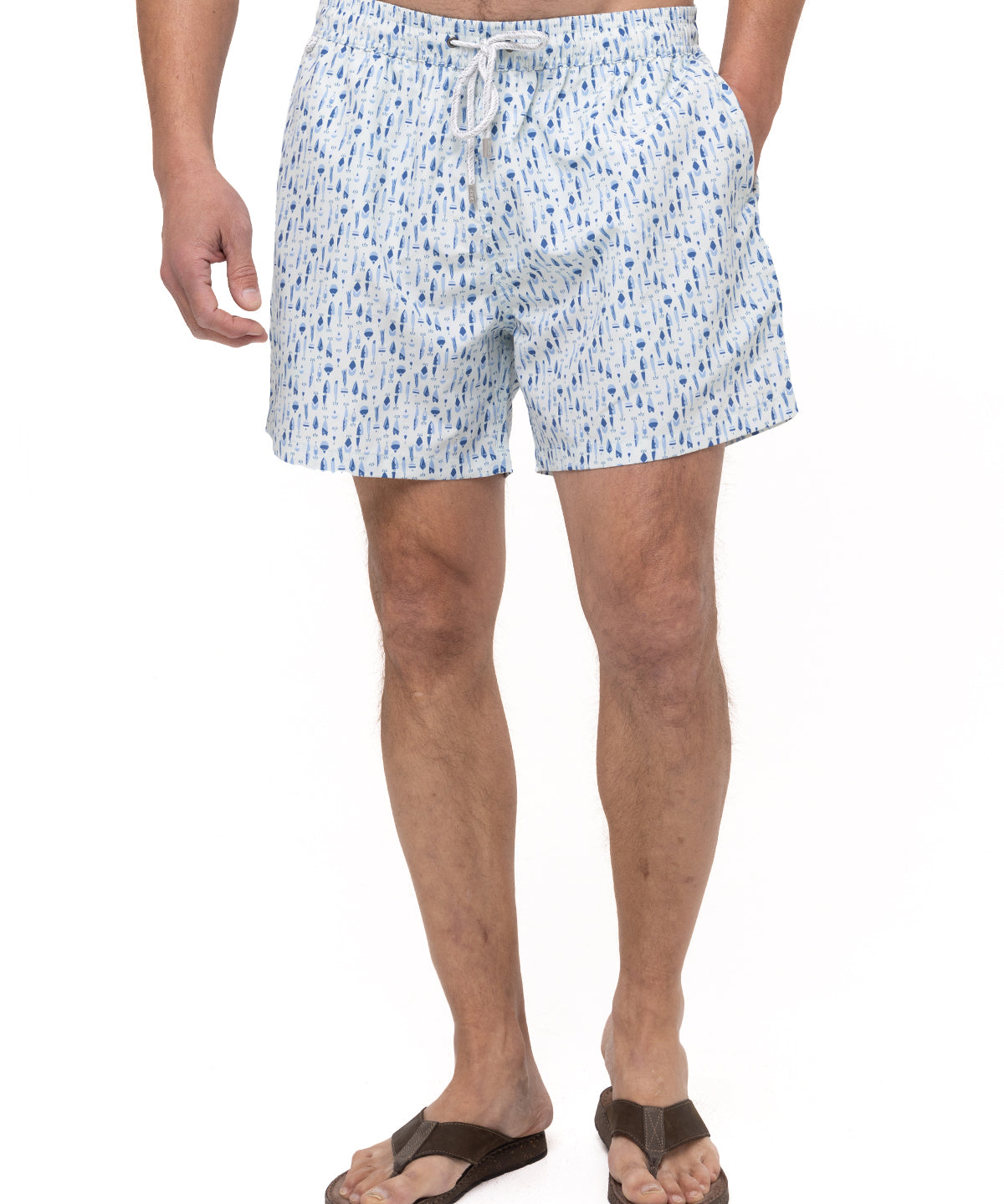 Traje De Baño Fibras Recicladas Hombre Izam Azul Claro Rockford