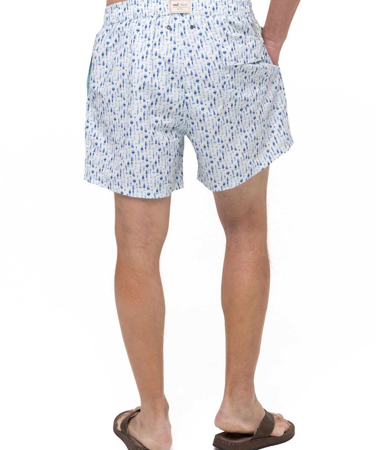 Traje De Baño Fibras Recicladas Hombre Izam Azul Claro Rockford