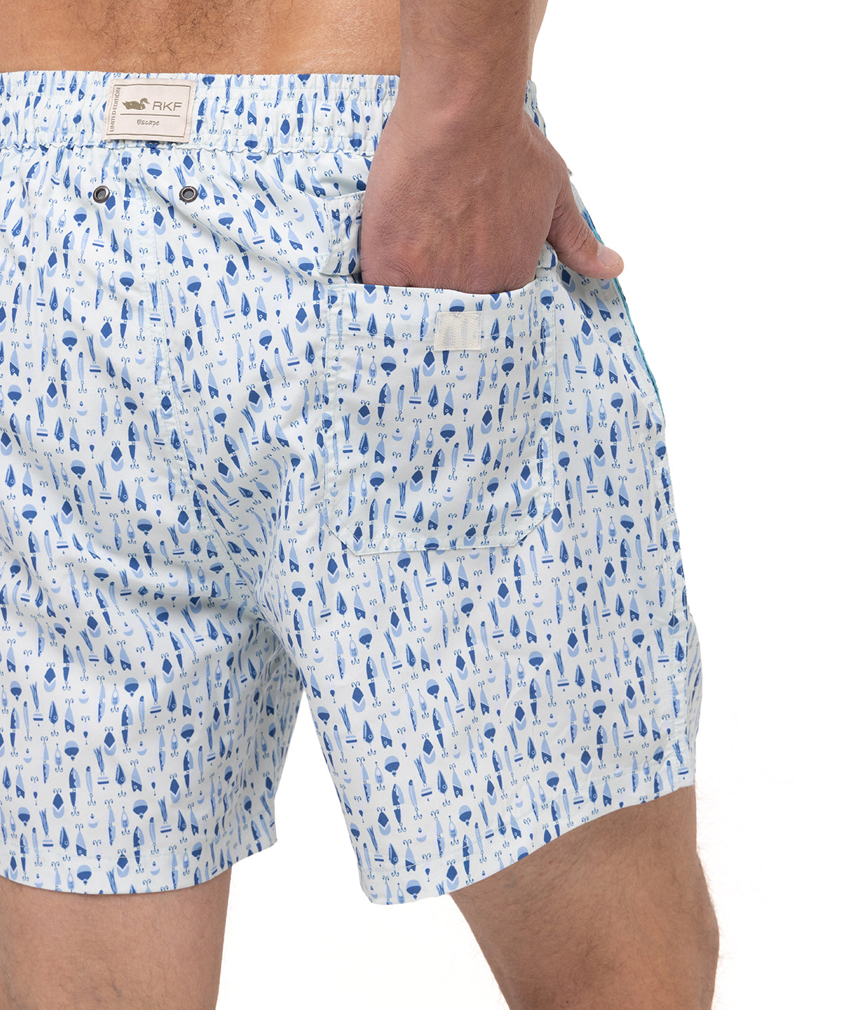 Traje De Baño Fibras Recicladas Hombre Izam Azul Claro Rockford