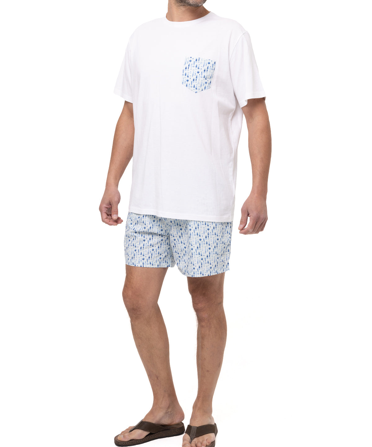 Traje De Baño Fibras Recicladas Hombre Izam Azul Claro Rockford
