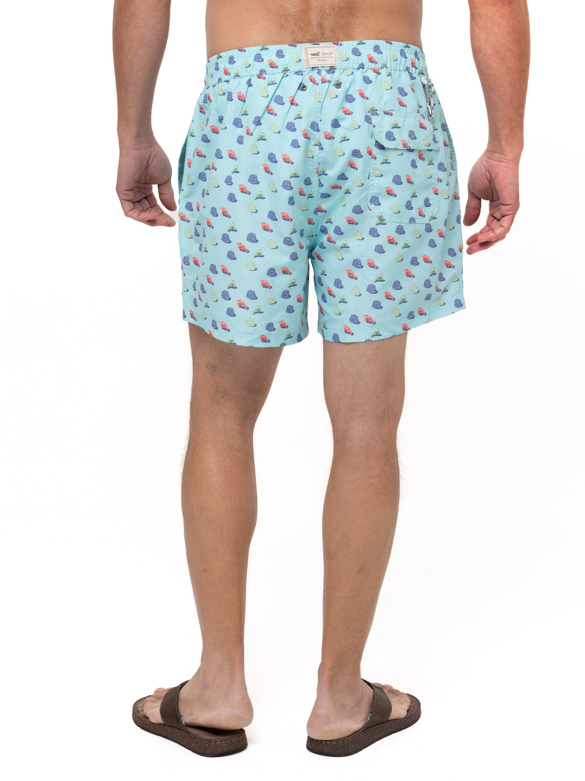 Traje De Baño Fibras Recicladas Hombre Izam Agua Rockford