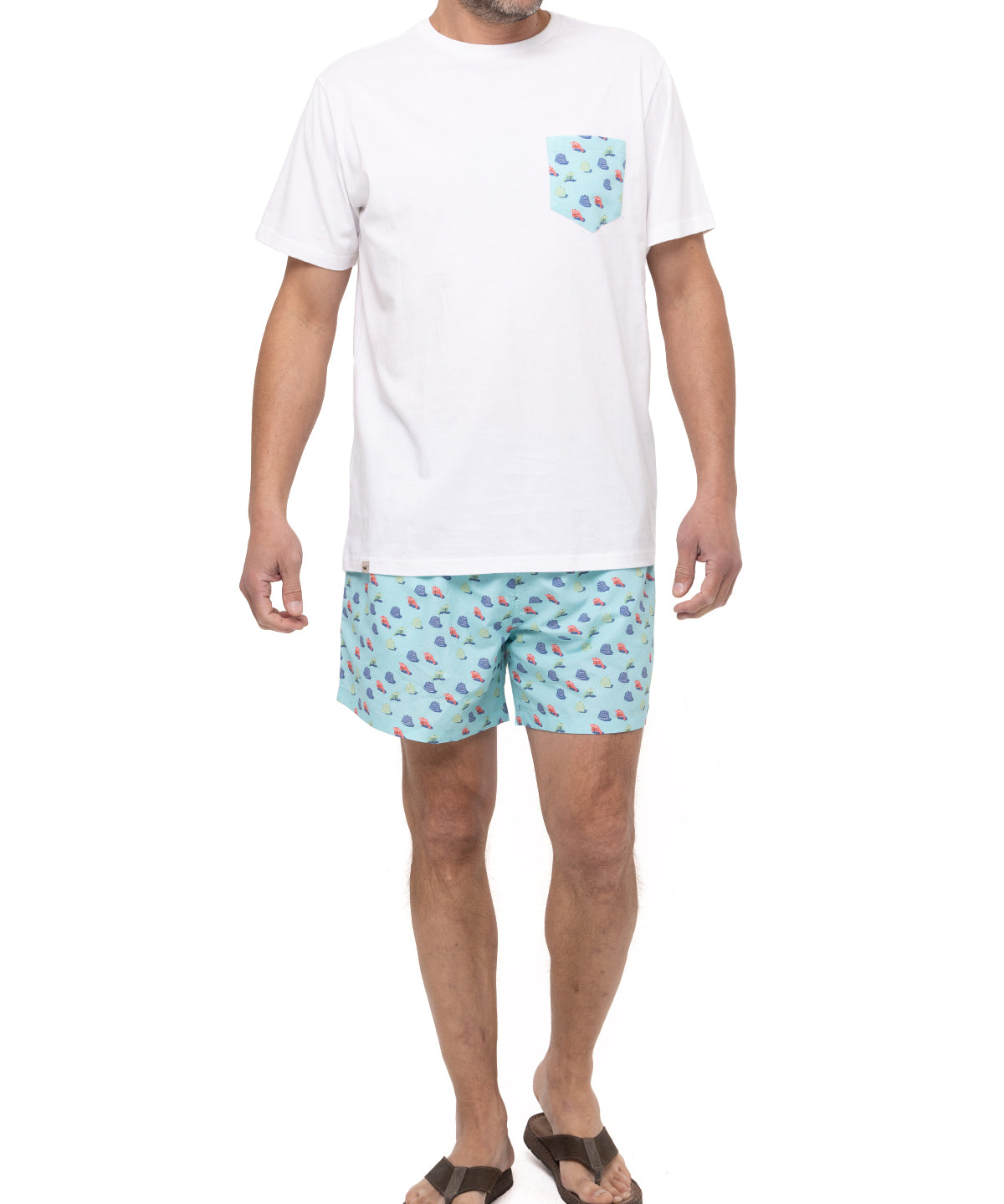 Traje De Baño Fibras Recicladas Hombre Izam Agua Rockford