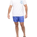 Traje De Baño Fibras Recicladas Hombre Linen Azul Rockford