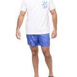 Traje De Baño Fibras Recicladas Hombre Linen Azul Rockford
