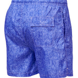 Traje De Baño Fibras Recicladas Hombre Linen Azul Rockford