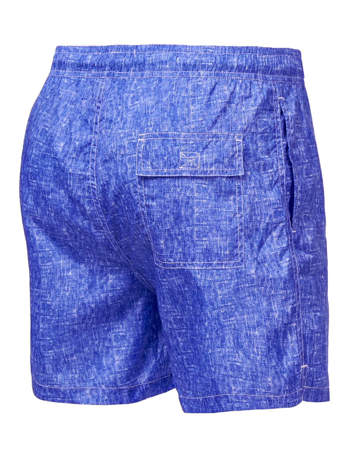 Traje De Baño Fibras Recicladas Hombre Linen Azul Rockford