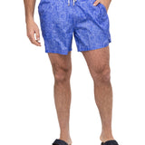 Traje De Baño Fibras Recicladas Hombre Linen Azul Rockford