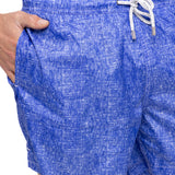 Traje De Baño Fibras Recicladas Hombre Linen Azul Rockford