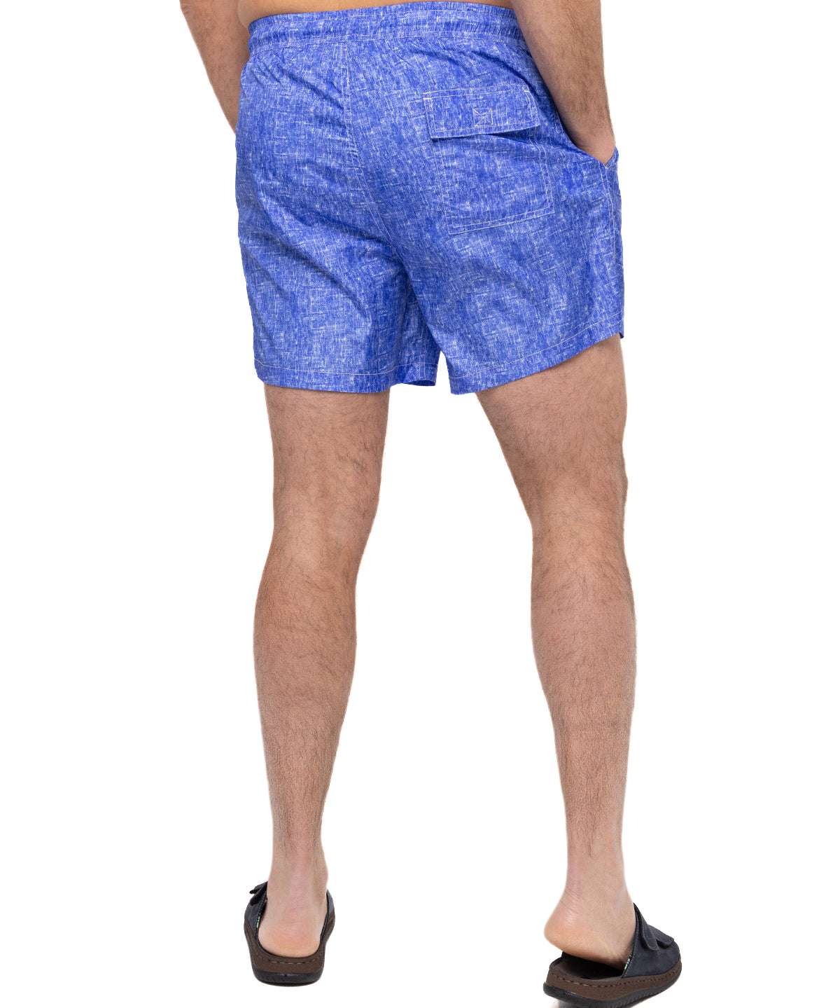 Traje De Baño Fibras Recicladas Hombre Linen Azul Rockford