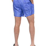 Traje De Baño Fibras Recicladas Hombre Linen Azul Rockford