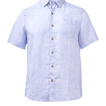 Camisa Lino Orgánico Hombre Linenshort Lila Rockford