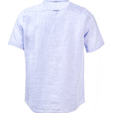 Camisa Lino Orgánico Hombre Linenshort Lila Rockford