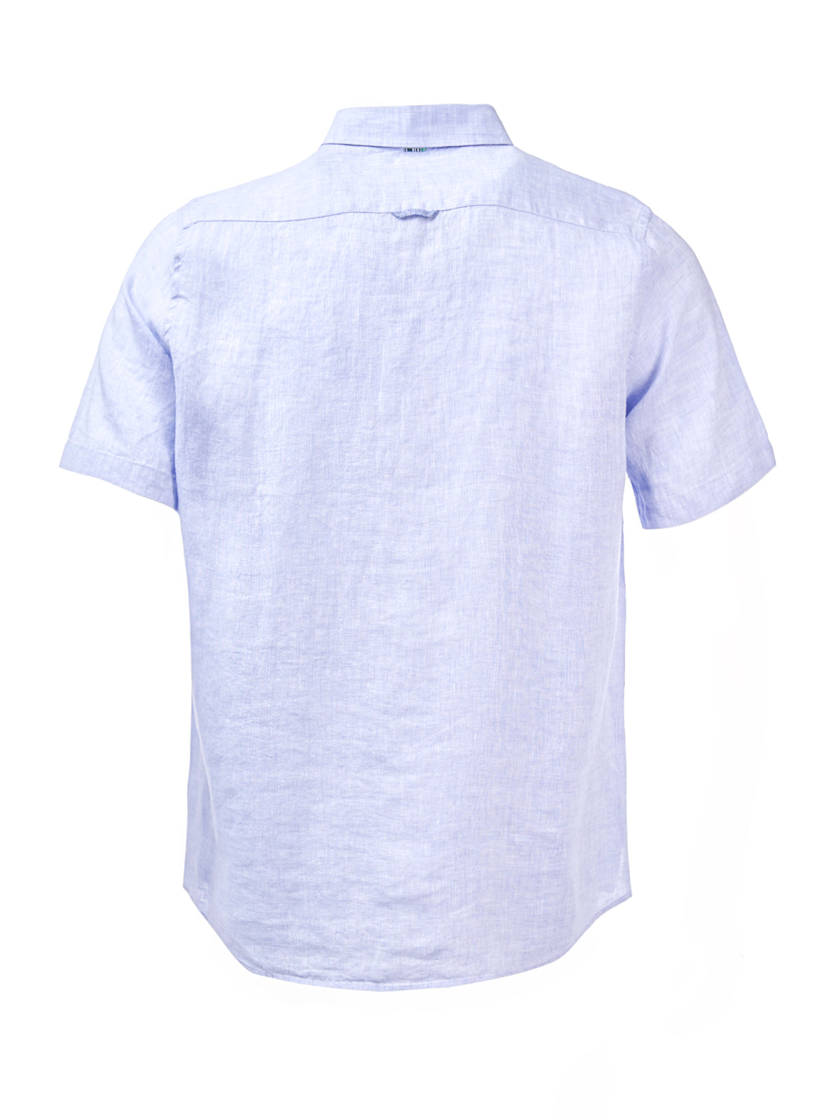 Camisa Lino Orgánico Hombre Linenshort Lila Rockford