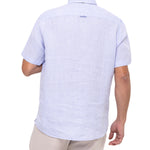 Camisa Lino Orgánico Hombre Linenshort Lila Rockford