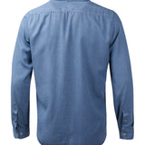 Camisa Tencel Hombre Aveiro Azul Rockford