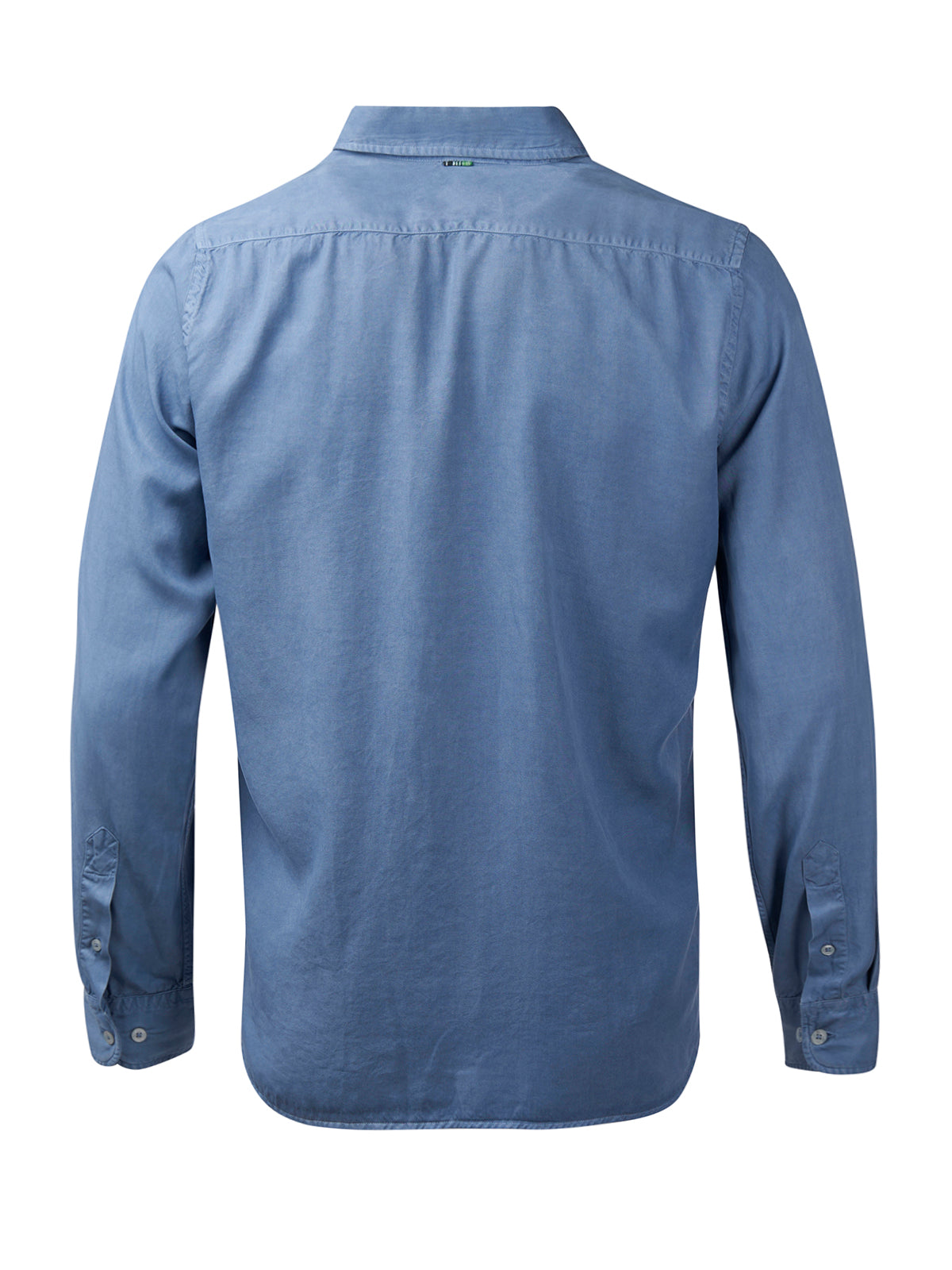 Camisa Tencel Hombre Aveiro Azul Rockford