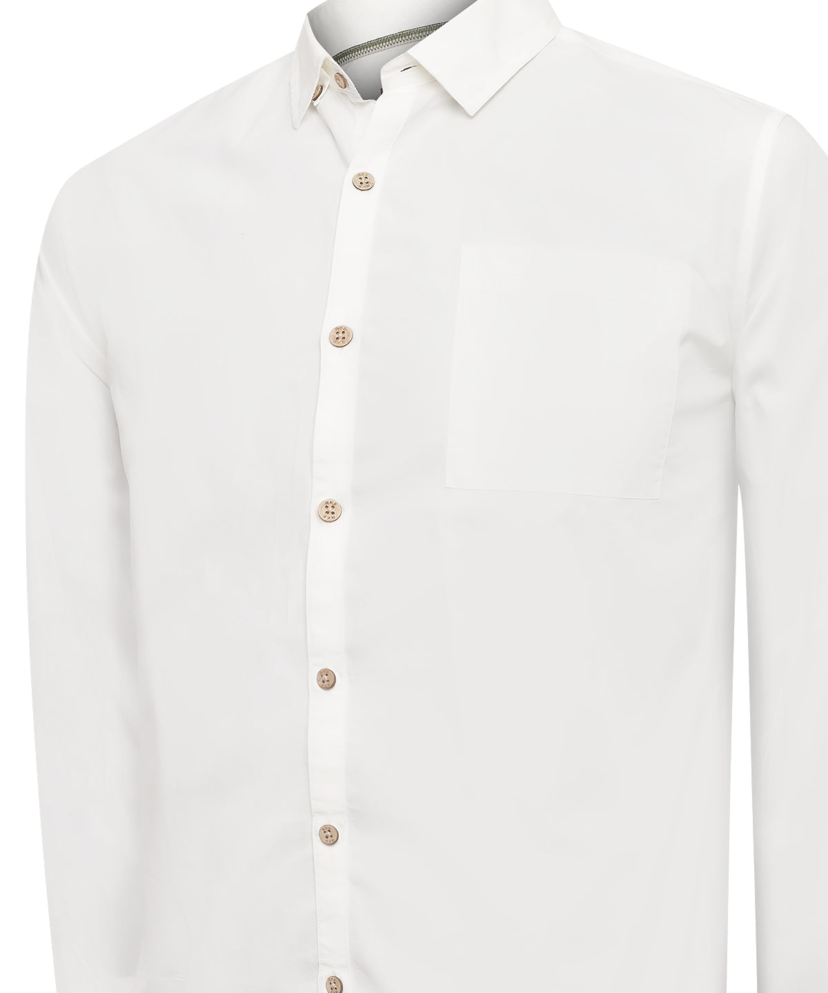 Camisa Algodón Orgánico Hombre Galiton Blanco Rockford