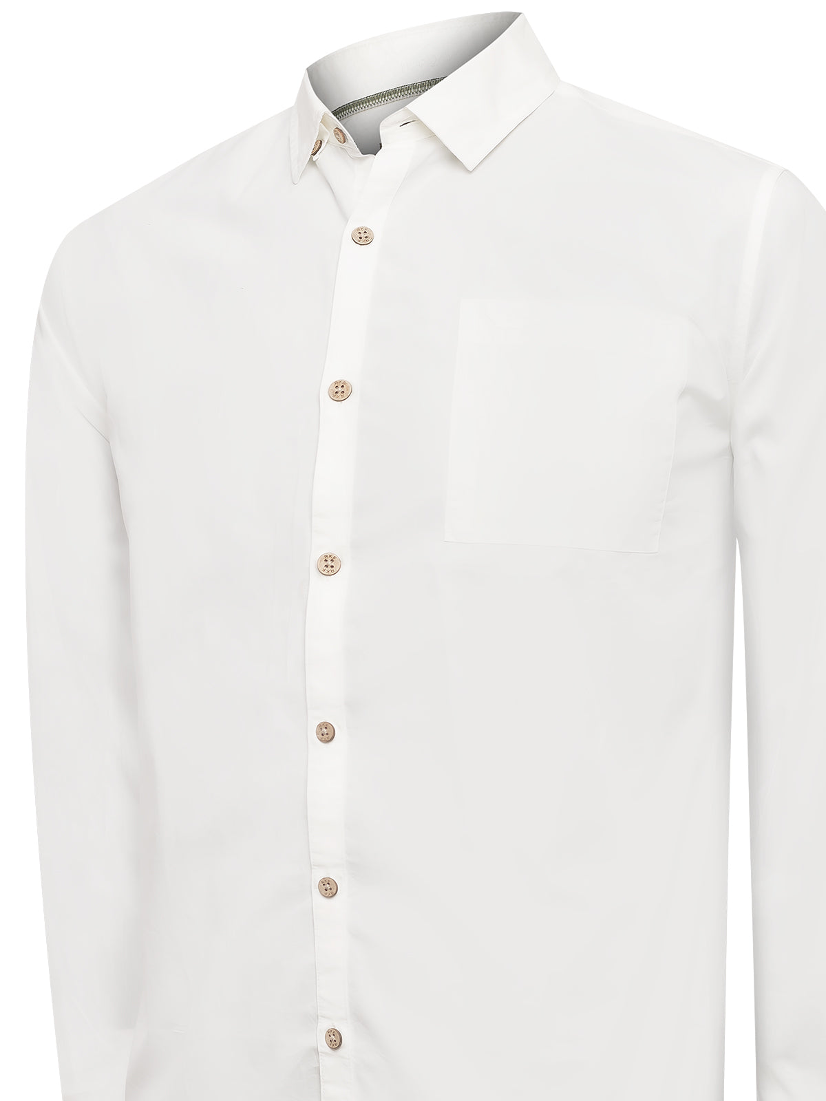 Camisa Algodón Orgánico Hombre Galiton Blanco Rockford
