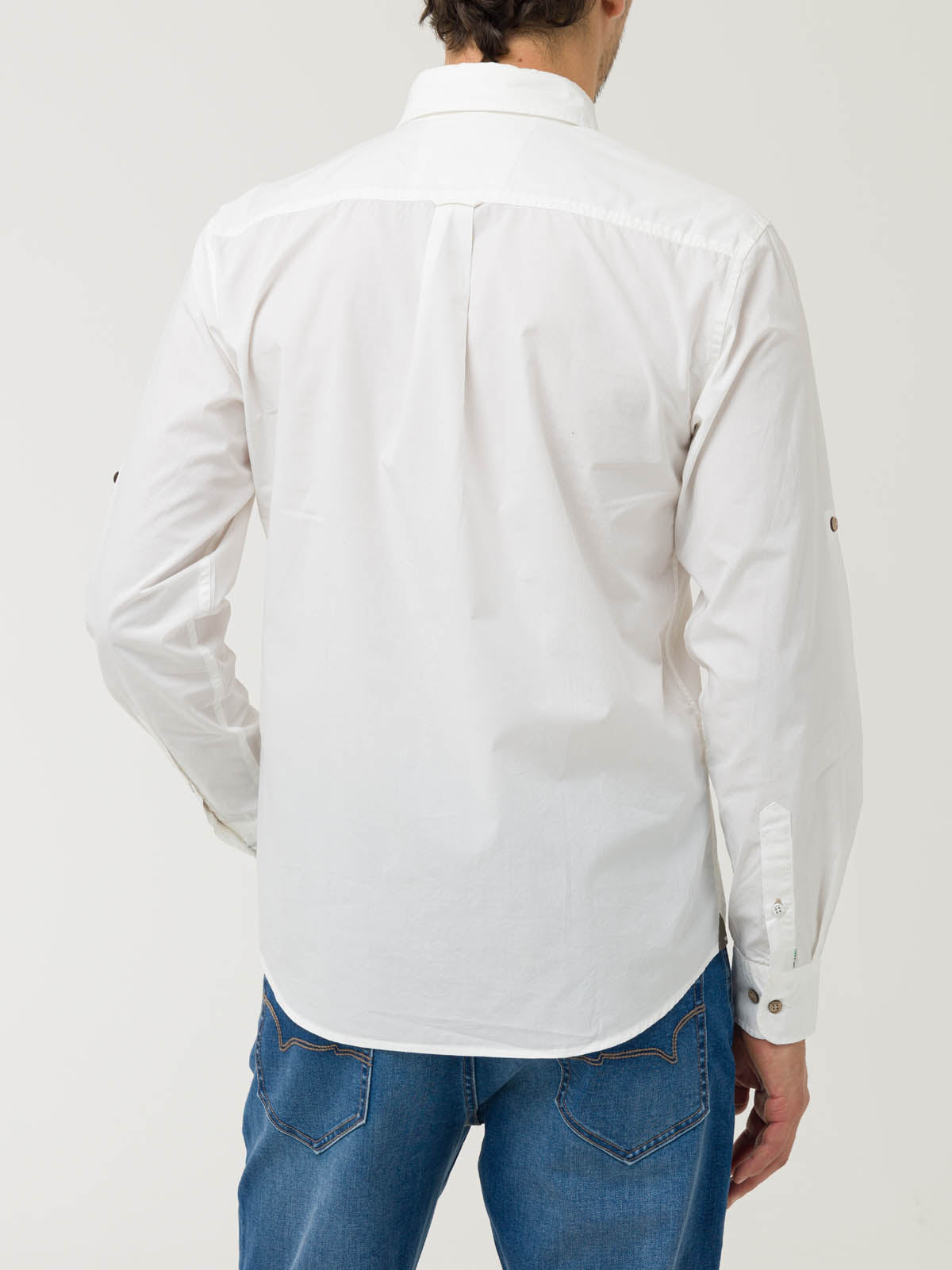 Camisa Algodón Orgánico Hombre Galiton Blanco Rockford