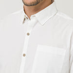 Camisa Algodón Orgánico Hombre Galiton Blanco Rockford