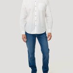 Camisa Algodón Orgánico Hombre Galiton Blanco Rockford