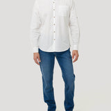 Camisa Algodón Orgánico Hombre Galiton Blanco Rockford