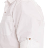 Camisa Algodón Orgánico Hombre Galiton Blanco Rockford