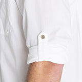 Camisa Algodón Orgánico Hombre Galiton Blanco Rockford