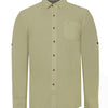 Camisa Algodón Orgánico Hombre Galiton Verde Rockford