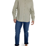 Camisa Algodón Orgánico Hombre Galiton Verde Rockford