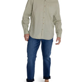 Camisa Algodón Orgánico Hombre Galiton Verde Rockford