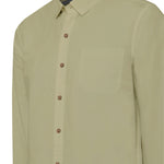 Camisa Algodón Orgánico Hombre Galiton Verde Rockford