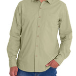 Camisa Algodón Orgánico Hombre Galiton Verde Rockford