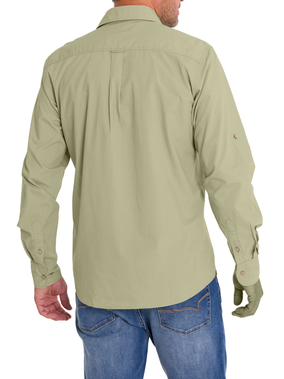 Camisa Algodón Orgánico Hombre Galiton Verde Rockford