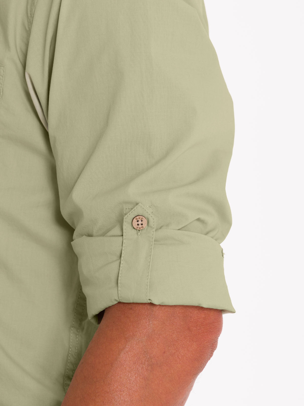 Camisa Algodón Orgánico Hombre Galiton Verde Rockford