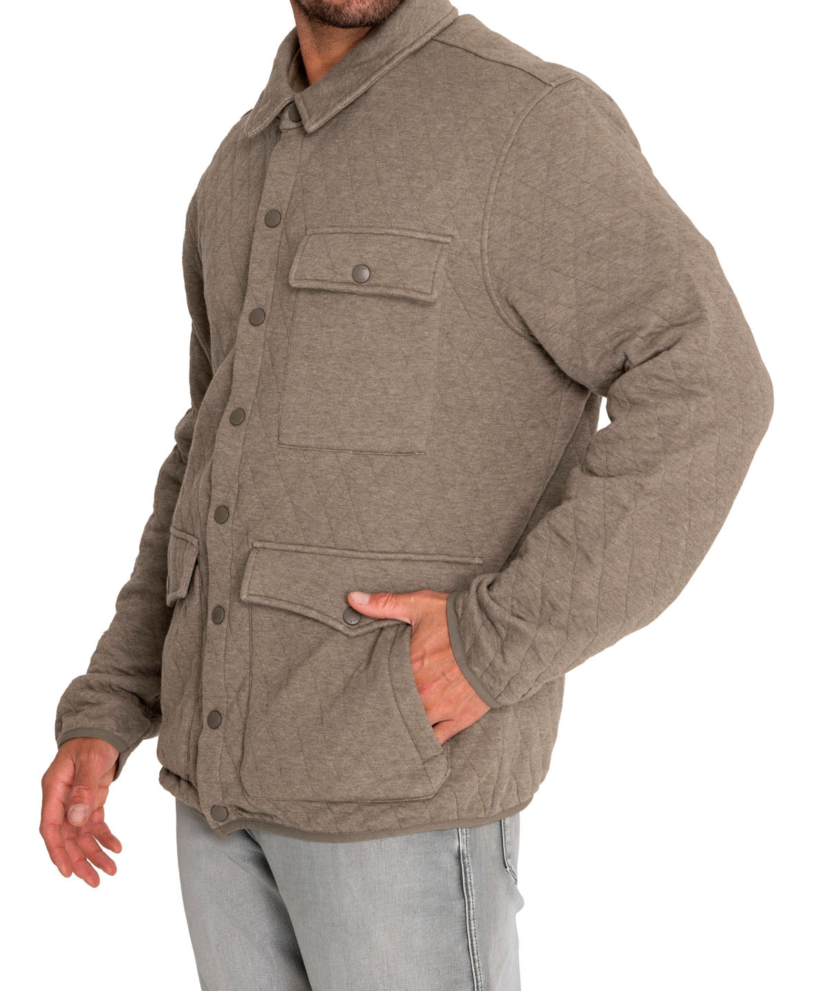 Polerón Fibras Recicladas Hombre Burgofull Verde Rockford