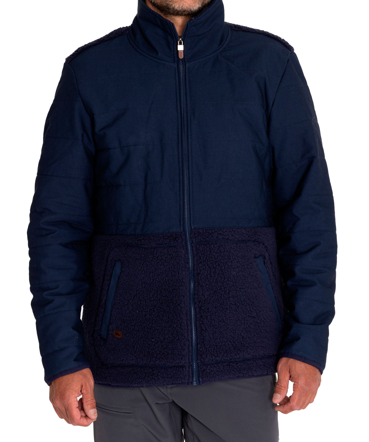 Polar Fibras Recicladas Hombre Halifax Azul Rockford