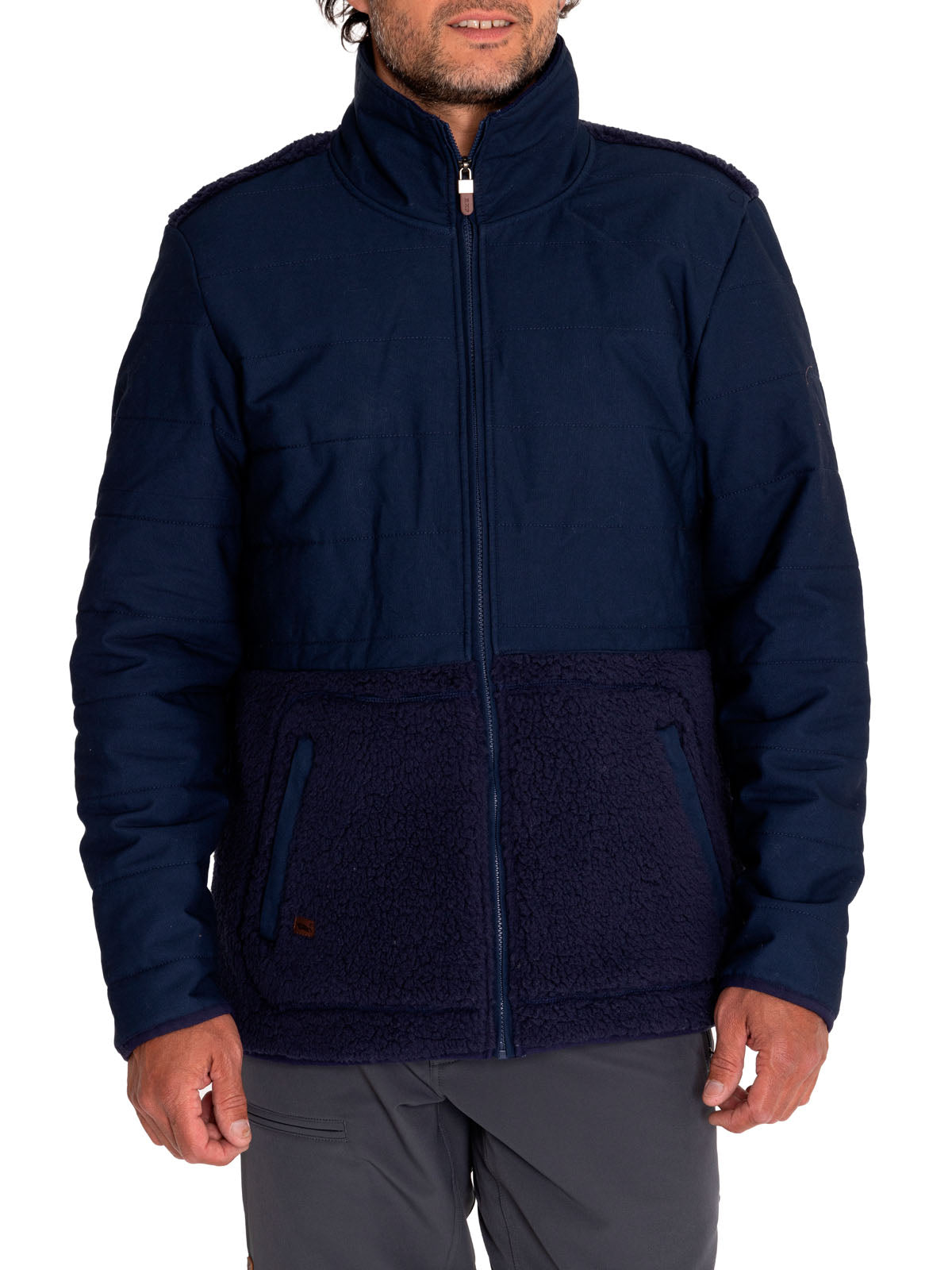 Polar Fibras Recicladas Hombre Halifax Azul Rockford