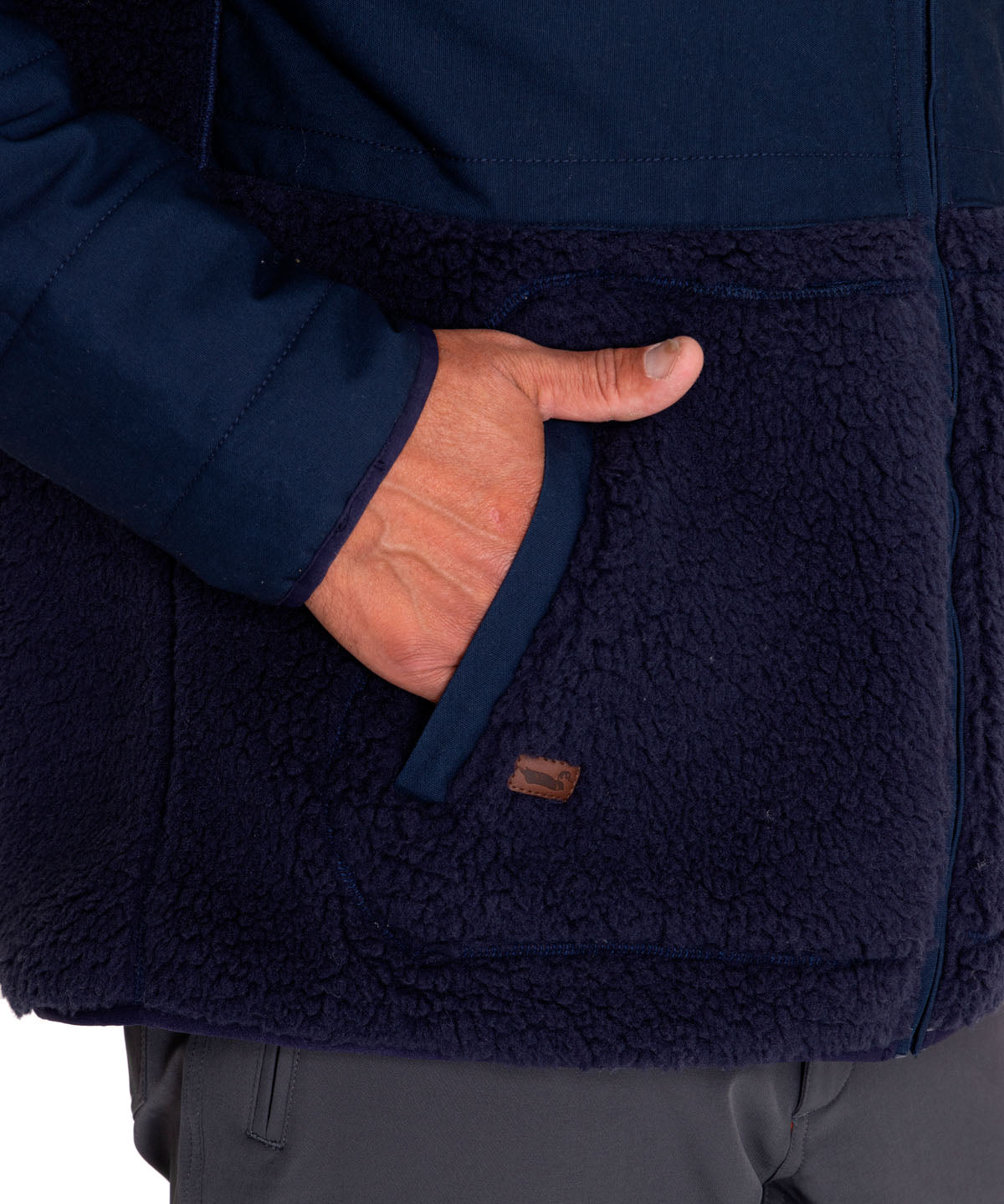 Polar Fibras Recicladas Hombre Halifax Azul Rockford
