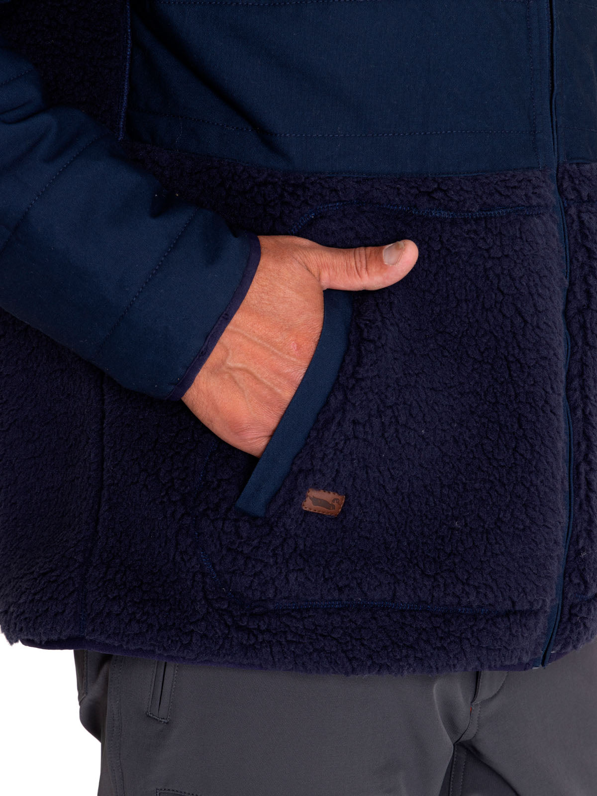 Polar Fibras Recicladas Hombre Halifax Azul Rockford