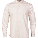 Camisa Algodón Orgánico Hombre Galiton Beige/Crudo Rockford
