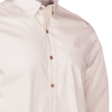 Camisa Algodón Orgánico Hombre Galiton Beige/Crudo Rockford