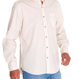 Camisa Algodón Orgánico Hombre Galiton Beige/Crudo Rockford
