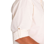 Camisa Algodón Orgánico Hombre Galiton Beige/Crudo Rockford