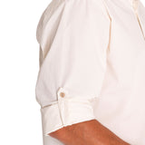 Camisa Algodón Orgánico Hombre Galiton Beige/Crudo Rockford