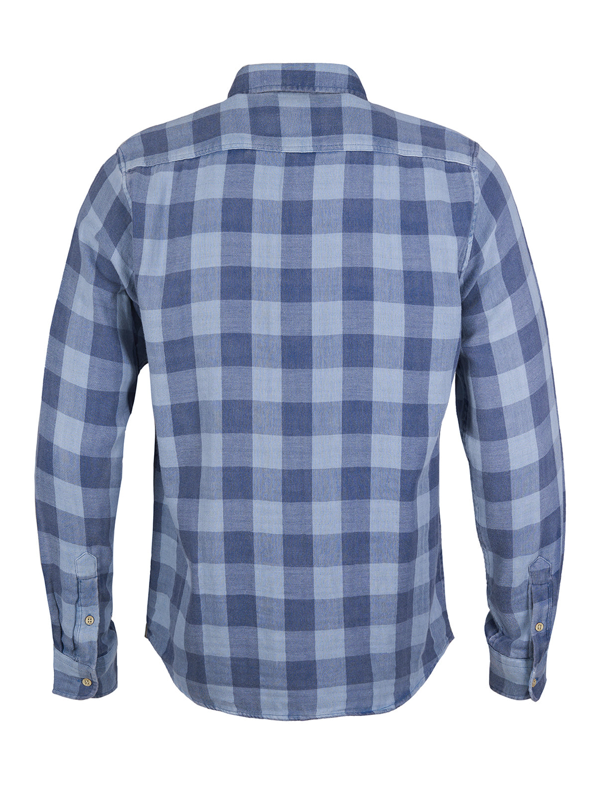 Camisa Algodón Orgánico Hombre Bradford Azul Rockford
